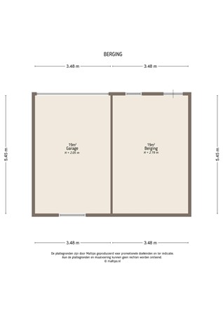 Floorplan - Doctor A. Kuyperweg 4A, 4153 XB Beesd